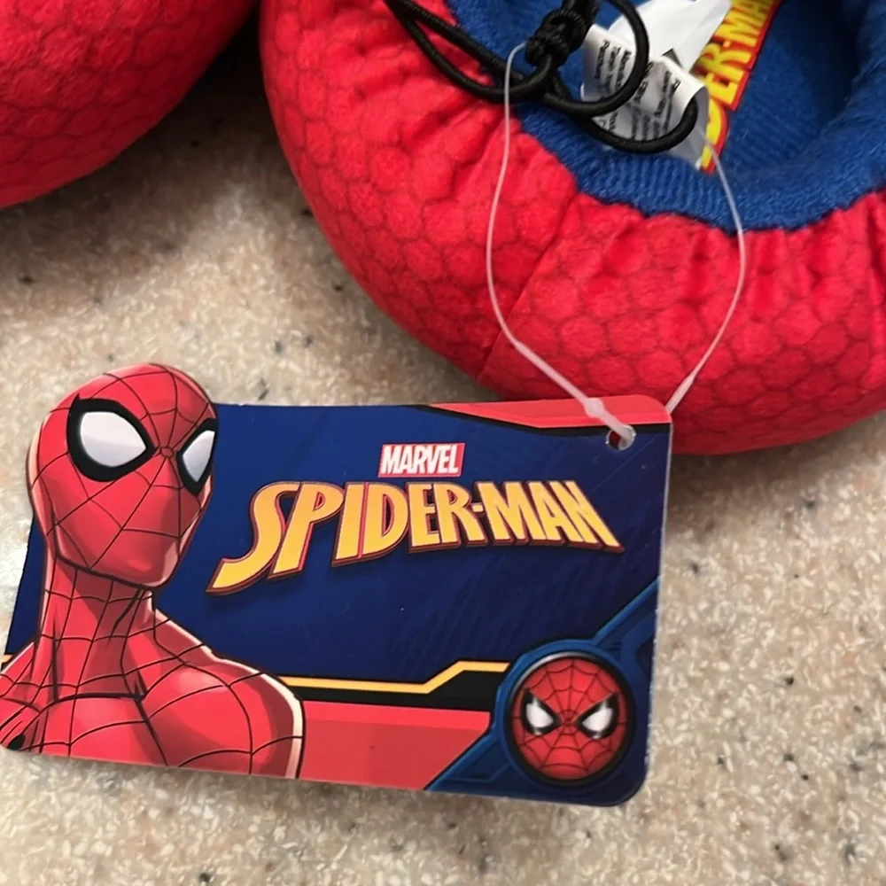 Marvel brand size S (7-8) Spider-Man slippers- NWT